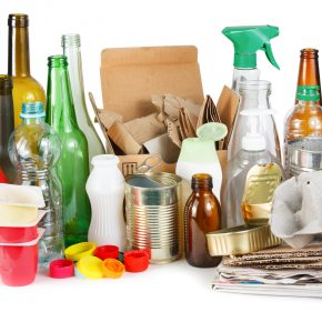 Various goods that could be recycled.