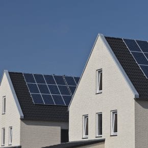 A housing development that could feature free solar panels.