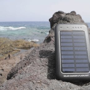 A solar power battery charger