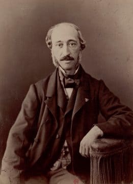 A portrait of Alexandre-Edmond Becquerel.