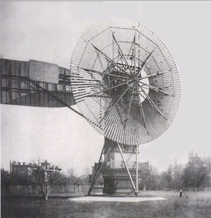 The world's first automatically operated wind turbine generator.