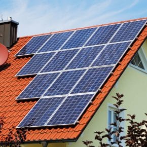 An important domestic solar energy system.