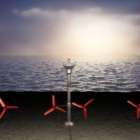 Tidal energy turbines.