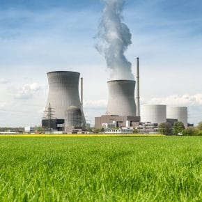 A nuclear power plant in Germany, but is nuclear renewable?